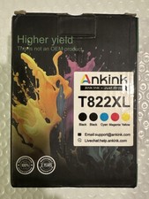 Ankink T822XL Higher Yield Ink Cartridge (B/C/M/Y) Brand New. picture