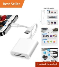 Multi-Device SD Card Adapter with Dual Ports for Hassle-Free File Transfer picture