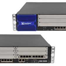Juniper SSG 550M 12-Port RJ-45 GE VPN Firewall 2x PSU +Modules 710-017525 +Ears picture