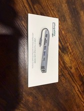 Plugable USBC-7IN1E USB-C 7-in-1 Hub HDMI Ethernet PD 100W New Sealed picture