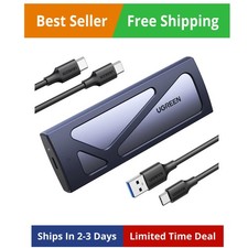 SSD Enclosure, Tool-Free USB C External, 10Gbps M.2 NVMe to USB Adapter/Reade... picture