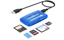 Smartmedia Cards Reader Writer, All-In-1 USB Universal Multi Card Adapter Slim H picture