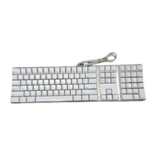 ⌨ Apple A1048 USB Wired Keyboard White Full Size Ergonomic Mac OS X Compatible picture