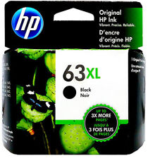 HP #63XL Black Ink Cartridge F6U64AN NEW GENUINE picture