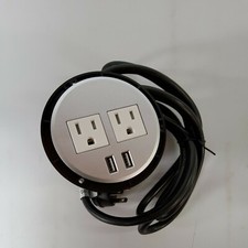 Boss Grommet Outlet Model: SOT-4SW 3'' 2 USB AND 1 BOTTOM ELECTRICAL PORT picture