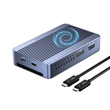 Acasis 40Gbps M.2 NVMe SSD Enclosure & 7-in-1 Dock Station 4k@60Hz Dual Monitor picture