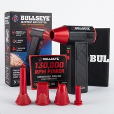 BULLSEYE Blaster 130000 RPM Electric Air Duster, Rechargeable Cordless Compresse picture