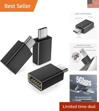 USB C to USB Adapter 3-Pack - High-Speed Female Converters for Multi-Device Use picture