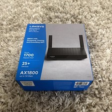 Linksys Max-Stream AX1800 Dual-Band Mesh Wi-Fi 6 Router MR7350 Black picture