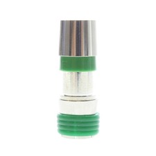 LEVITON 40985-CRU UNIVERSAL COMPRESSION RCA CONNECTOR SERIES 6 QUAD (10 PACK) picture