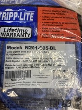 Lot of 10 Tripp Lite Cat6 Ethernet Cables 10ft RJ45 Network LAN Blue NEW picture