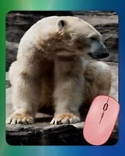 Cute POLAR BEAR mouse pad picture