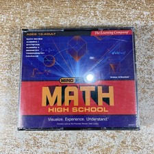 Mind Power Math:High School-6 CD set-Learning Company-Ages 13-adult **missing** picture