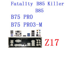 B85 Killer B75 PRO B75 PRO3-M Z68M/USB3 FOR ASRock IO I/O SHIELD Back Plate picture