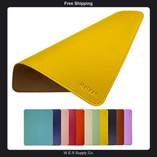 MelVan PU Leather Mouse Pad with Stitched Edge Waterproof 10.2x8.3 inches picture