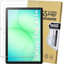 2-Pack Tempered Glass Screen Protectors Ultra HD for Samsung Galaxy Tab A11+ 11 picture