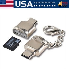 Type C To Micro SD TF Card Reader OTG USB Adapter Converter For Samsung Phone picture