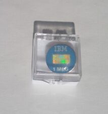 IBM 1 MEG Memory Chip Wafer Lapel Button Advertising Memorabilia Rare Vintage picture