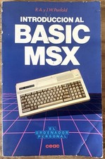 1986 Introduccion Al BASIC MSX Spanish Vintage Computer Programming CEAC picture