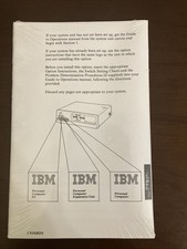 Vintage 1980 IBM Personal Computer Options Instruction  Guide # 1504809. Sealed picture