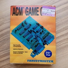 VTG Thrustmaster ACM Game Card IBM Windows 95 Thrustware Plug & Play - READ picture