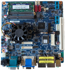 MANO831 Axiomtek Industrial Mini-ITX Motherboard w/ CPU Fan DDR3 VGA SATA picture