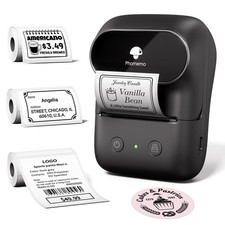 Thermal Label Maker Machine with Tape (3 Rolls), Sticker Printer picture