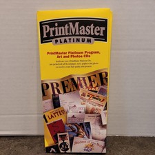 PrintMaster Platinum ‘97 6 CD’s (Program, Original, Clip Art, Photographs) picture