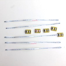 5 PCS FFC FPC 6pin 0.5mm Pitch Ribbon Cable line ZIF HDD 20CM+Adaptor connector  picture
