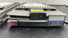 Compaq Proliant 9GB 15K SCSI UW3 HOT SWAP HARD DRIVE W TRAY f 1850R DL380 G2 G3 picture