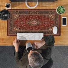 The Dude Desk Mat • XL Gaming Mouse Pad, Large Mousepad, Persian Rug Design picture
