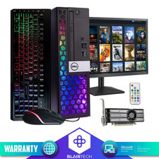 Customizable Dell Desktop Computer Gaming PC up to 16GB Ram 512GB SSD GT 1030 picture