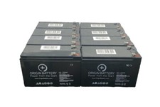 APC RBC105 Battery Replacement - 8 Pack 12V 9AH High-Rate UPS Series picture