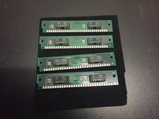 4x 1MB 30-Pin 2-Chip 80ns FPM Memory SIMMs 4MB Matched Vintage Apple Macintosh picture