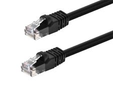 Cat5e Ethernet Patch Cable RJ45 Stranded 350Mhz UTP Copper Wire 24AWG 75ft Black picture