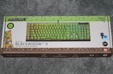 Razer BlackWidow V4 X Wired Mechanical Gaming Keyboard Green Switch Minecraft picture