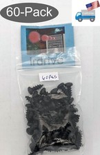 Lot 60 pcs: M5 x 13mm Round Phillips Head Wood Screw Self-Tapping Black Screws picture
