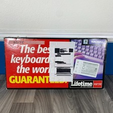 Vintage Keytronic Lifetime Series Keyboard w/ Built In Trackball Retro Computer picture