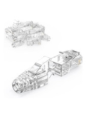 CableCreation 100-Pack RJ45 Modular Connectors with Pull-Strain Relief picture