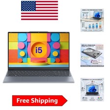 Lightweight 15.6'' Laptop with 2MP Privacy Camera and Expandable Storage picture