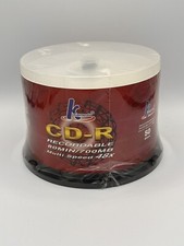CD-R 80 Min 700MB 50-Pack Blank Compact Disc Recordable 40X K Hypermedia SEALED picture