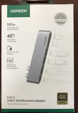 NEW SEALED UGreen 6-in-1 USB-C Multifunction Adapter for MacBook Air/Pro CM-380 picture