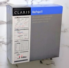 Sealed Box CLARIS MacProject II for Apple Macintosh Computer 85000 1987 picture
