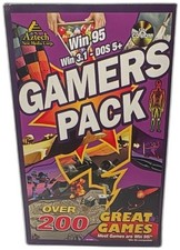 Aztech New Media Corp Aztech Gamers Pack Windows 95 3 1 DOS 5+ CD-ROM Over picture