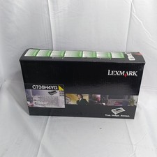 Lexmark C736H4YG Yellow High Yield Return Program Toner Cartridge C736 X736 X738 picture