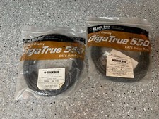 2 Black Box GigaTrue Cat. 6 Channel UTP Cbl RJ-45 Male RJ-45 Male 20ft Black ** picture