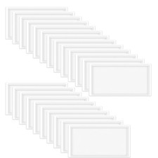 60 Pack Clear Self Adhesive Label Pockets, 4 x 2 Inch Label Holders Index Car... picture