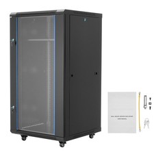 KFFKFF 22U Wall-Mount Network Cabinet, 23.6-Inch Depth, 300 lb Load Capacity, picture