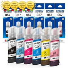 Epson Ink Bottle 057 6Color Pack Set for L8050 L18050 Printer picture