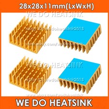 28x28x11mm Electronic Radiators Heatsink for CPU GPU IC Chip With Thermal Tape picture